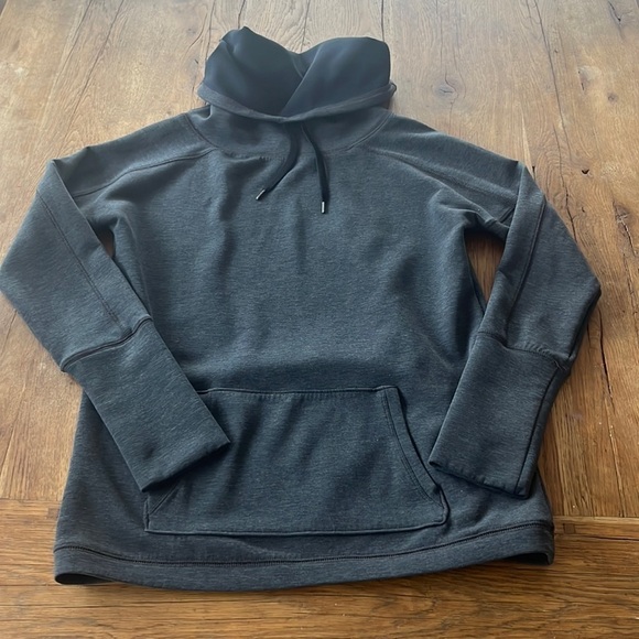 Gap Fit Womens Sweatshirt Gray Long Sleeve Turtleneck Size X Small Pullover - Picture 2 of 5